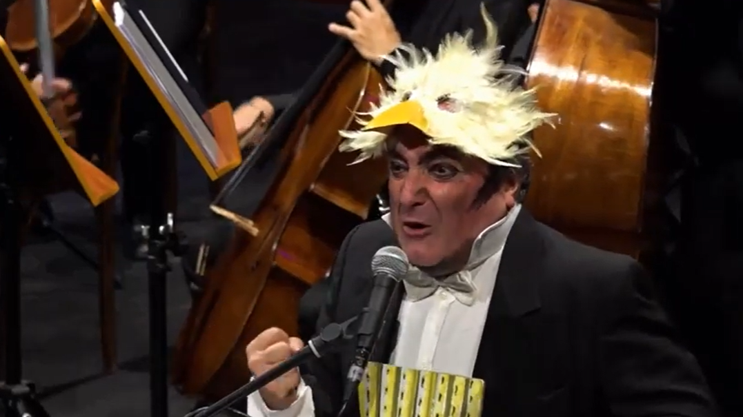 Luigi Maio, il musicattore e il piccolo flauto magico