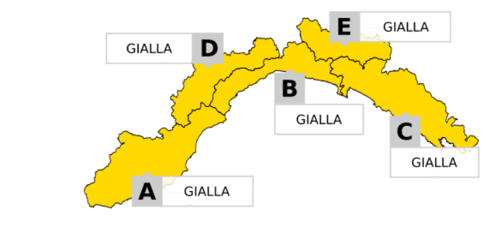 Maltempo, giovedì nuova allerta gialla sulla Liguria: avviso per mareggiata sul Levante