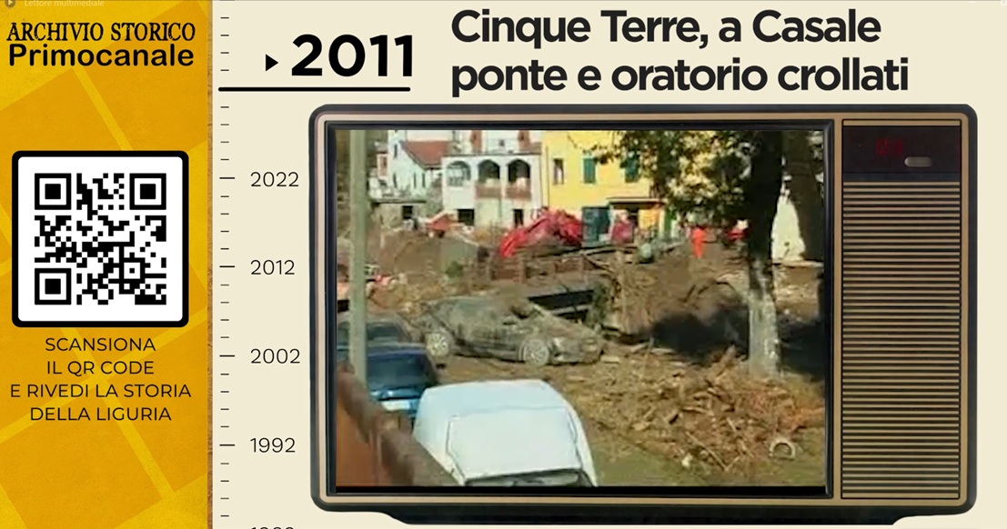 Archivio storico - Alluvione Cinque Terre, a Casale ponte e oratorio crollati (2011)