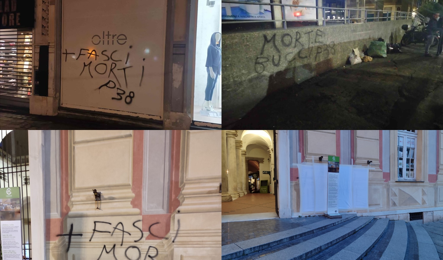 Scritte contro Bucci, la solidarietà dell'Anpi