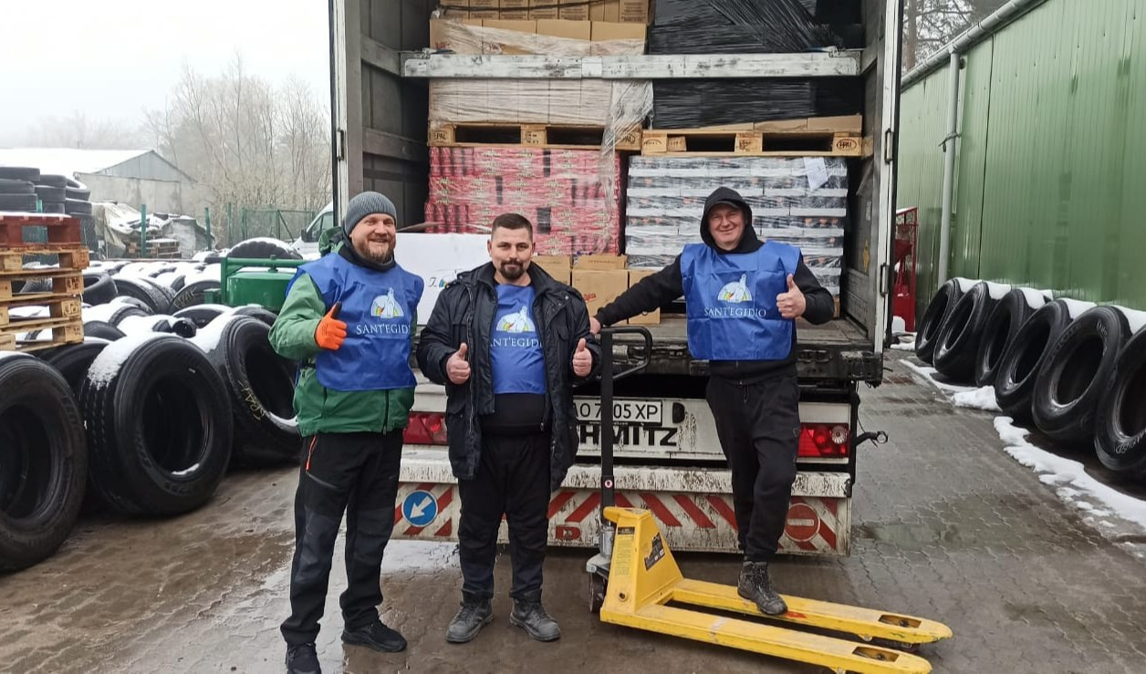 Ucraina, arrivato il secondo tir di aiuti di Sant'Egidio partito da Genova