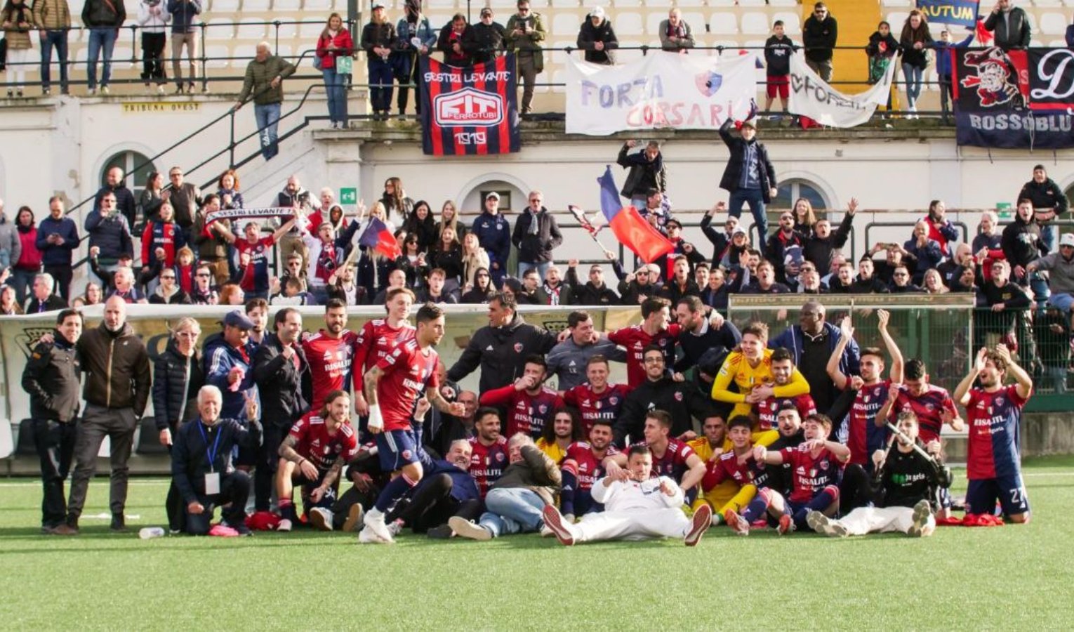 Festa Sestri Levante, batte la Vis Pesaro e resta in serie C