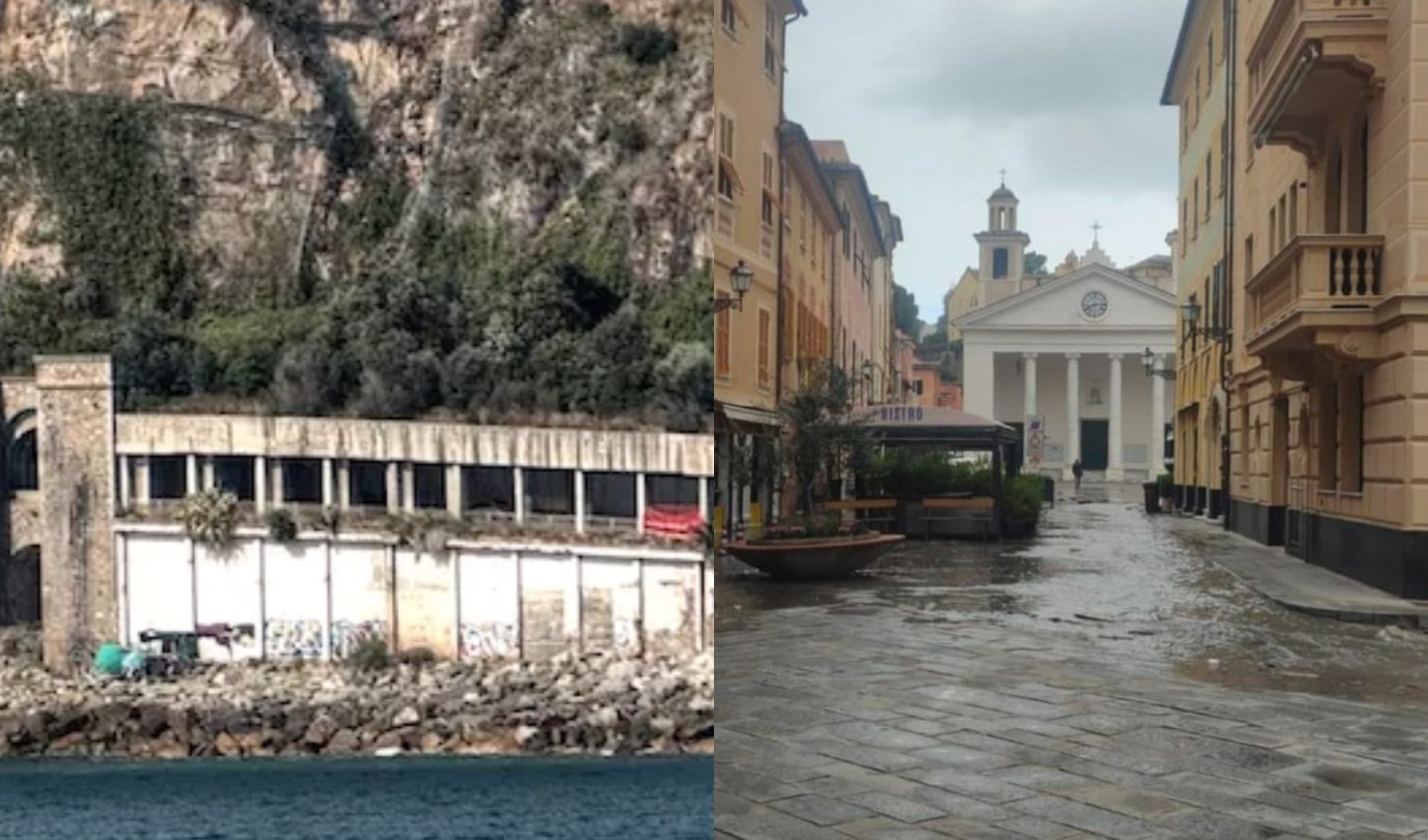 Mareggiata, chiuse gallerie di Moneglia e quelle di Sant'Anna