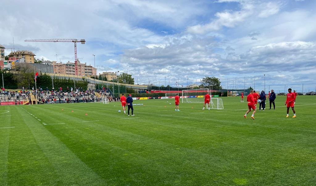 Genoa, bambini e famiglie al Signorini per Gila e la squadra