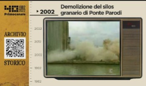 Dall'archivio storico di Primocanale, 2002: demolizione silos ponte Parodi