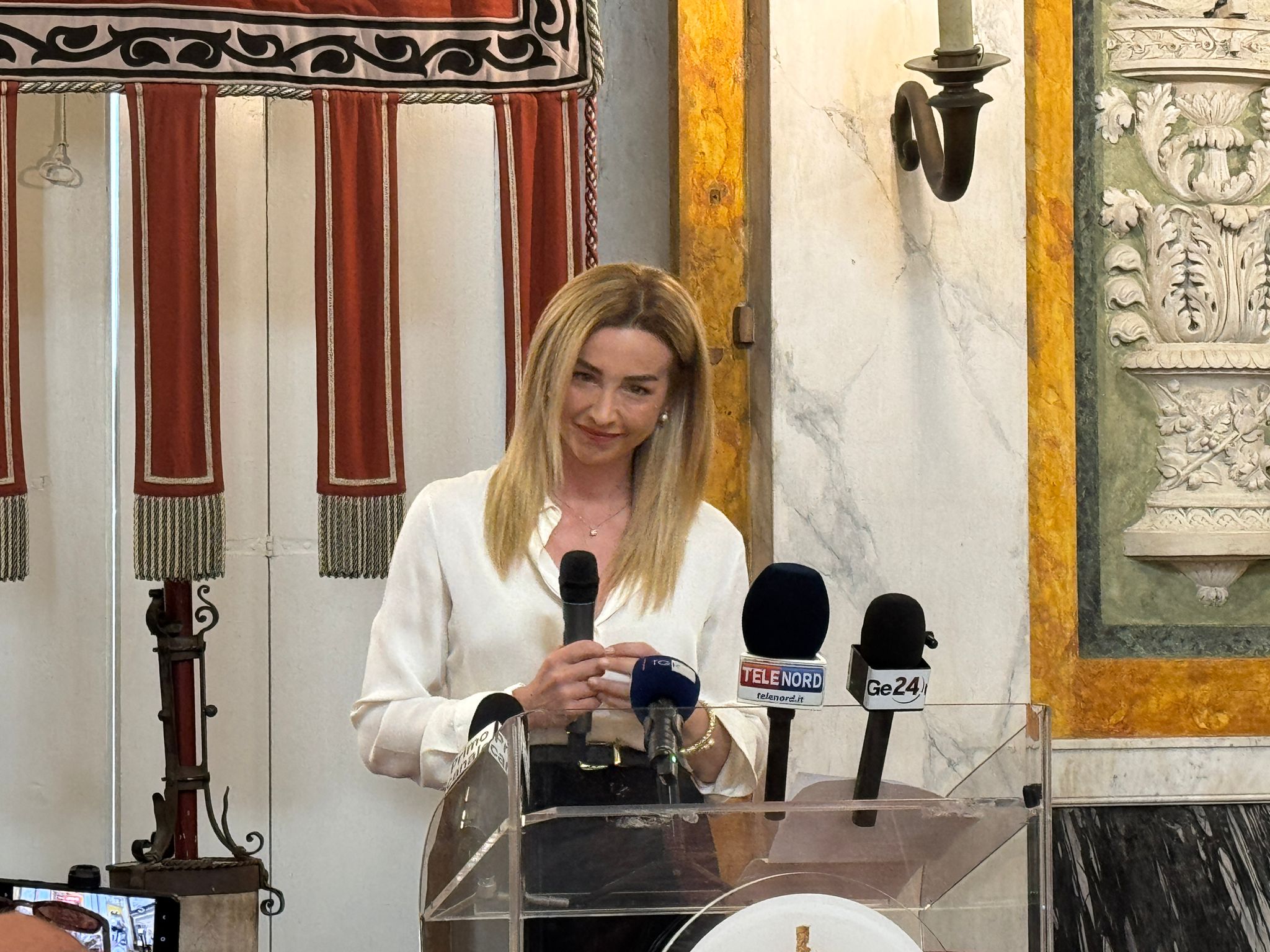 La sindaca Silvia Salis alla presentazione della Giunta
