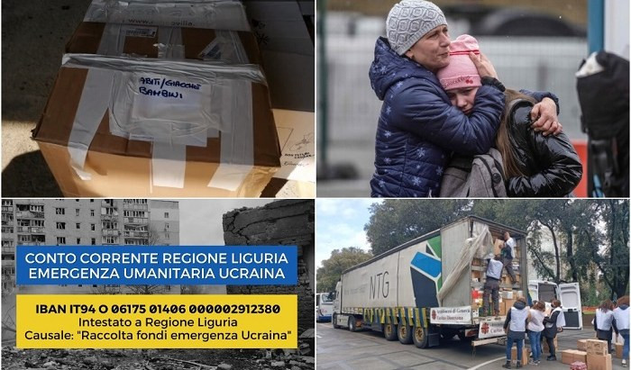 Guerra in Ucraina, la solidarietà della Liguria tra alloggi e donazioni 