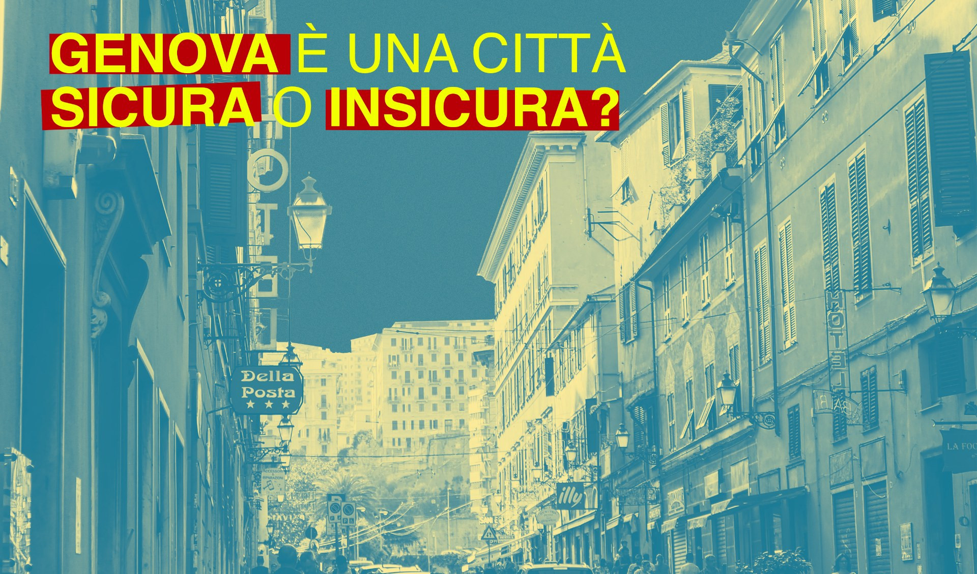 Sondaggi di Primocanale-Tecné, Genova è una città sicura? I cittadini si dividono