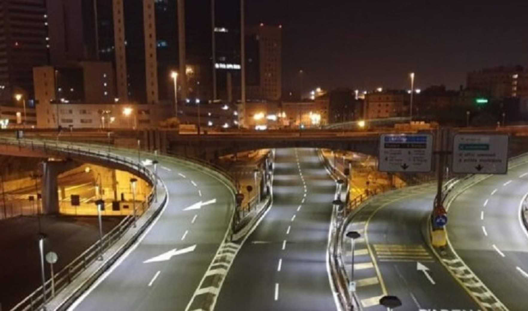 Traffico, ancora lavori di Aspi: chiusura notturna per una delle rampe della sopraelevata di Genova