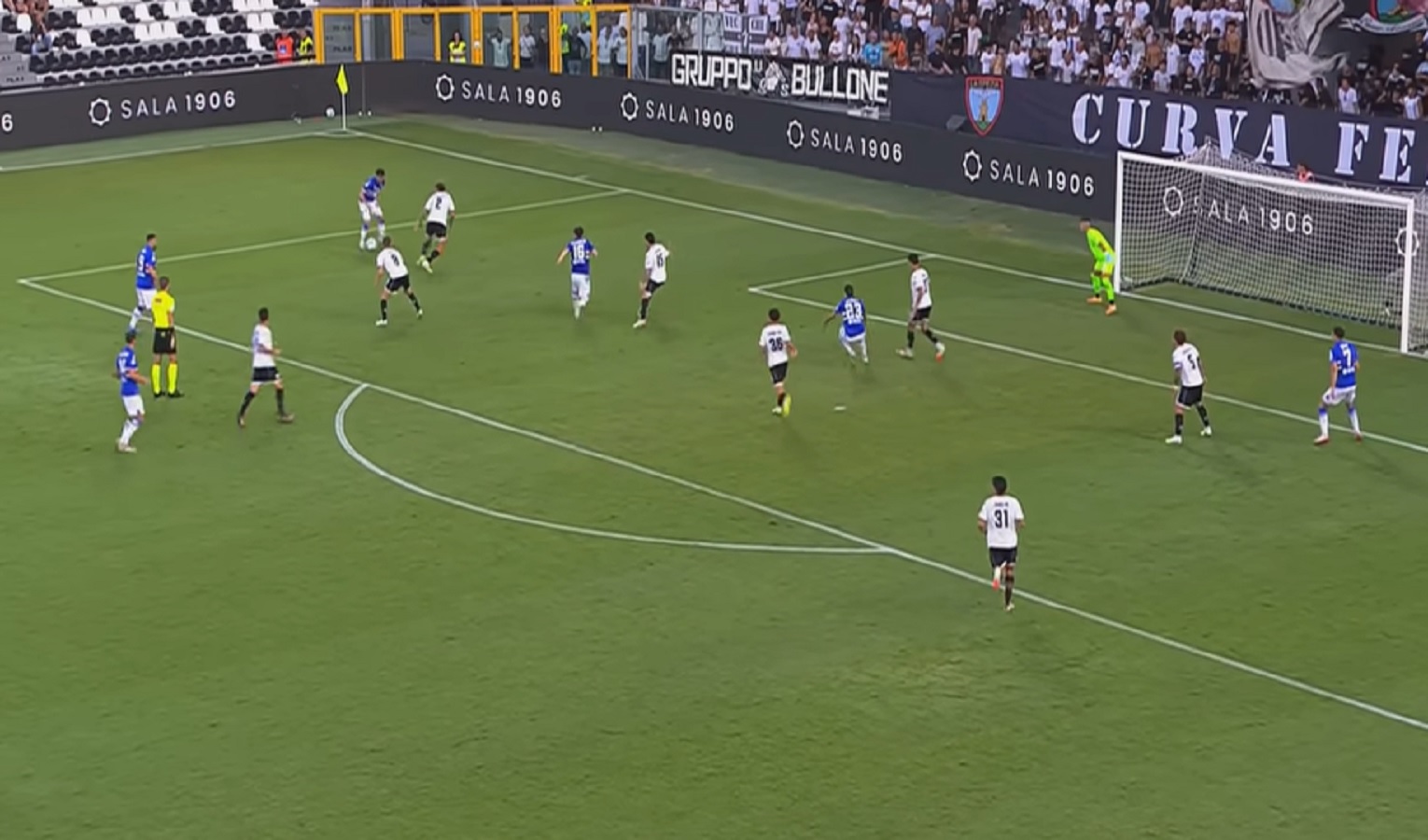 Una partita di calcio