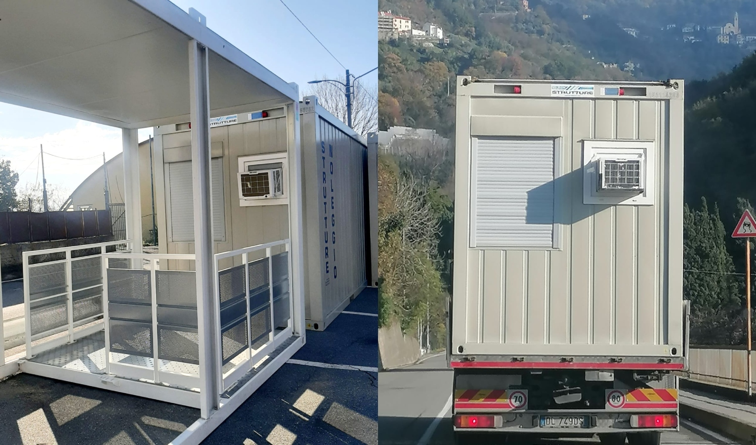 Container minori alla tendopoli, iniziato lo spostamento da via Cambiaso