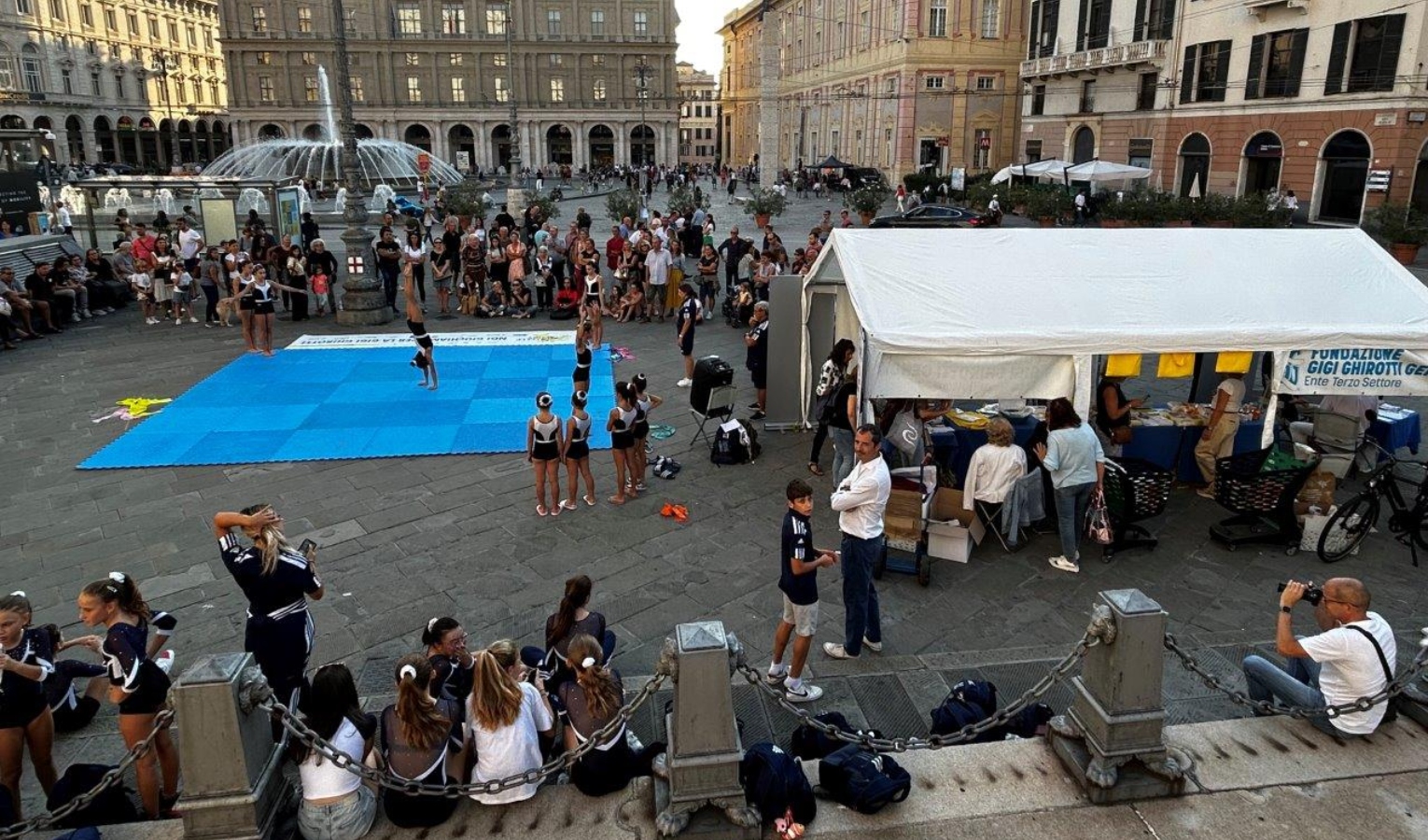 Genova, Stelle nello Sport in piazza al fianco della Gigi Ghirotti