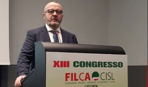 Filca Cisl Liguria, Andrea Tafaria confermato segretario generale
