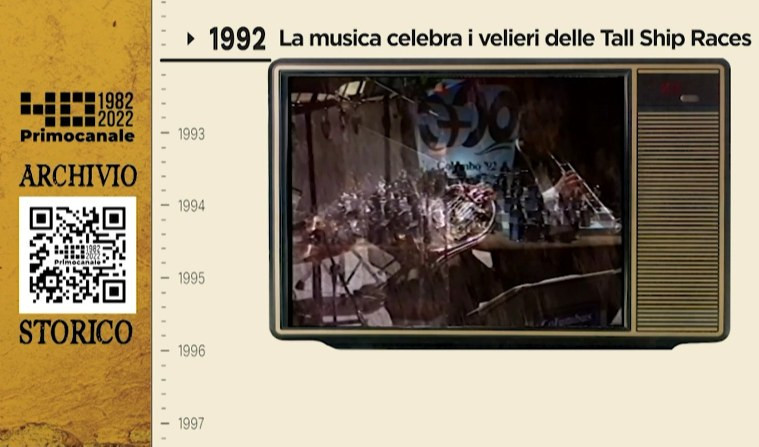 Dall'archivio storico di Primocanale, 1992: a Genova il concerto per le Tall Ship