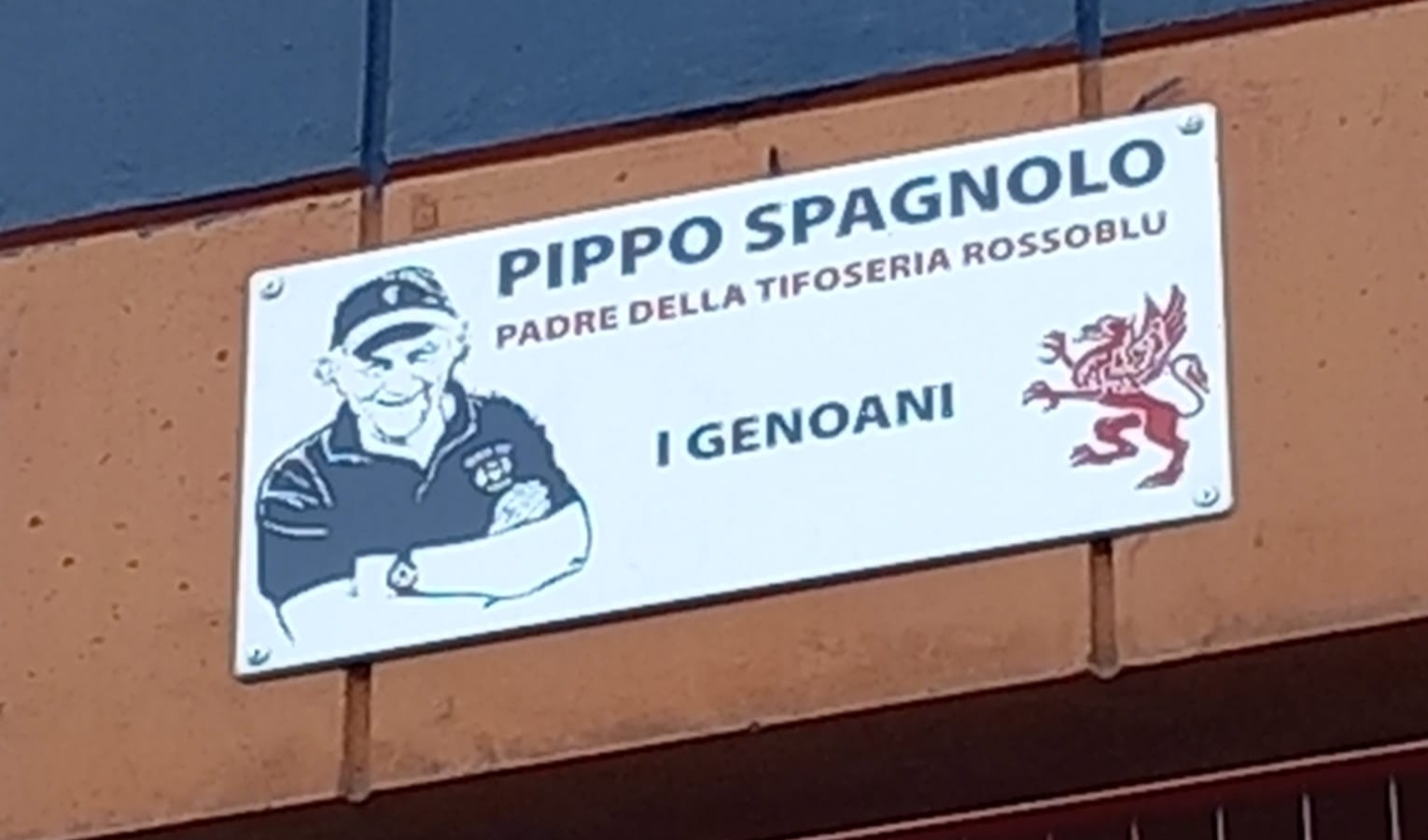 Genoa, una targa nella Nord per Pippo Spagnolo “padre della tifoseria rossoblu”   