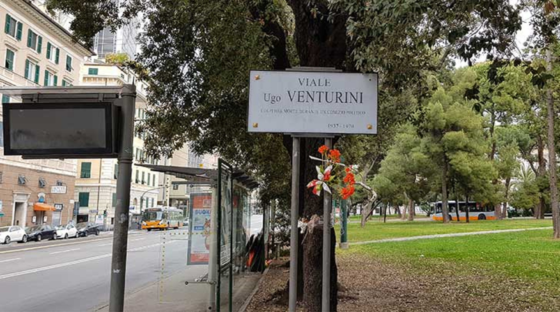 Genova, imbrattata nella notte la targa per Venturini