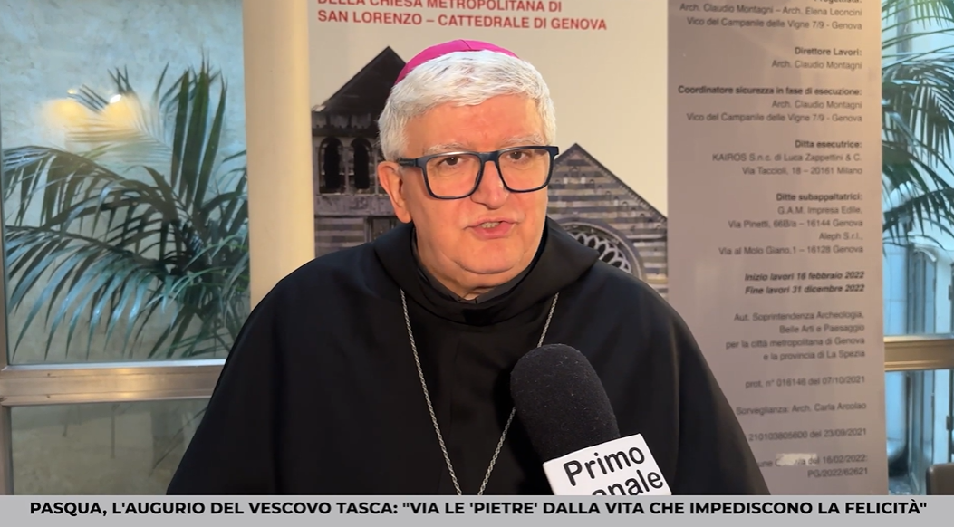 Le parole del vescovo Tasca: 
