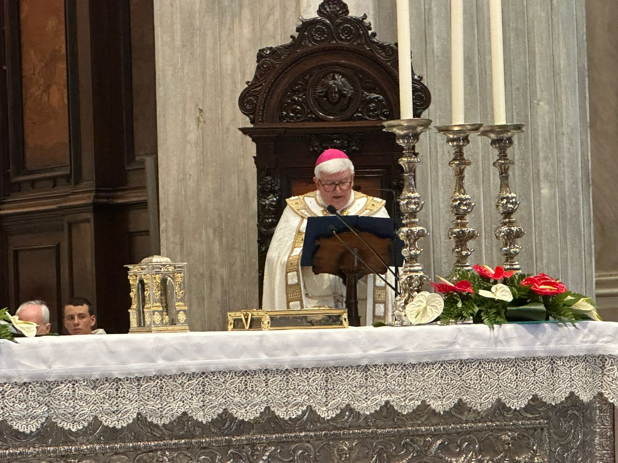 San Giovanni, processione delle 'Casacce' e discorso dell'arcivescovo Tasca: 