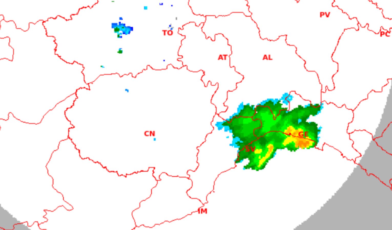 Temporale su Genova con tuoni e fulmini: le immagini