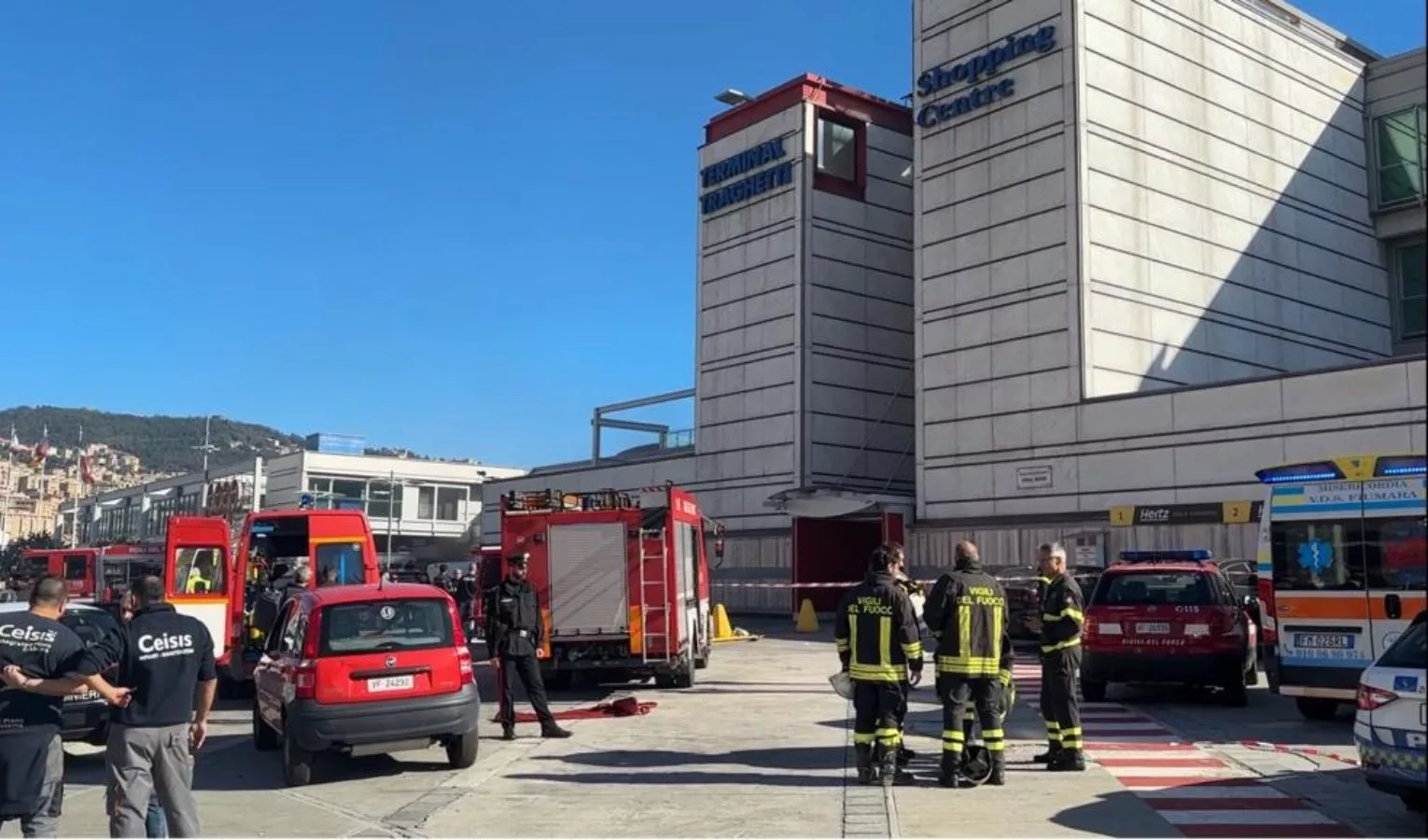 Genova, incendio Terminal Traghetti: consegna spesa online gratis su tutta la città