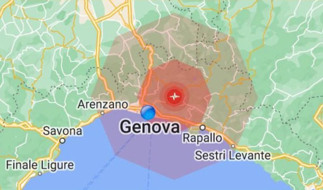 Terremoto, nuova piccola scossa a Bargagli: magnitudo 1,7