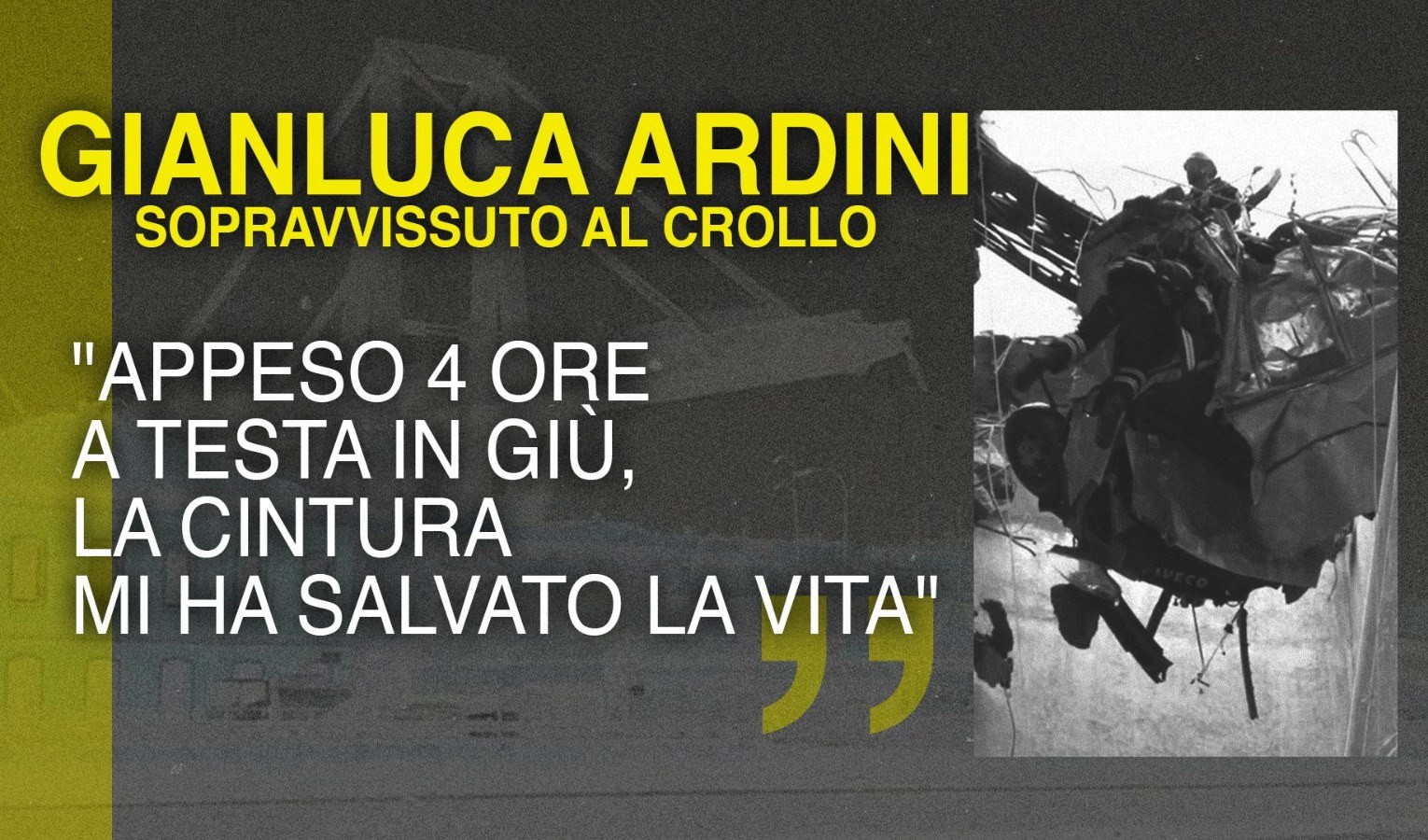 Testimoni Morandi, Gianluca Ardini: 