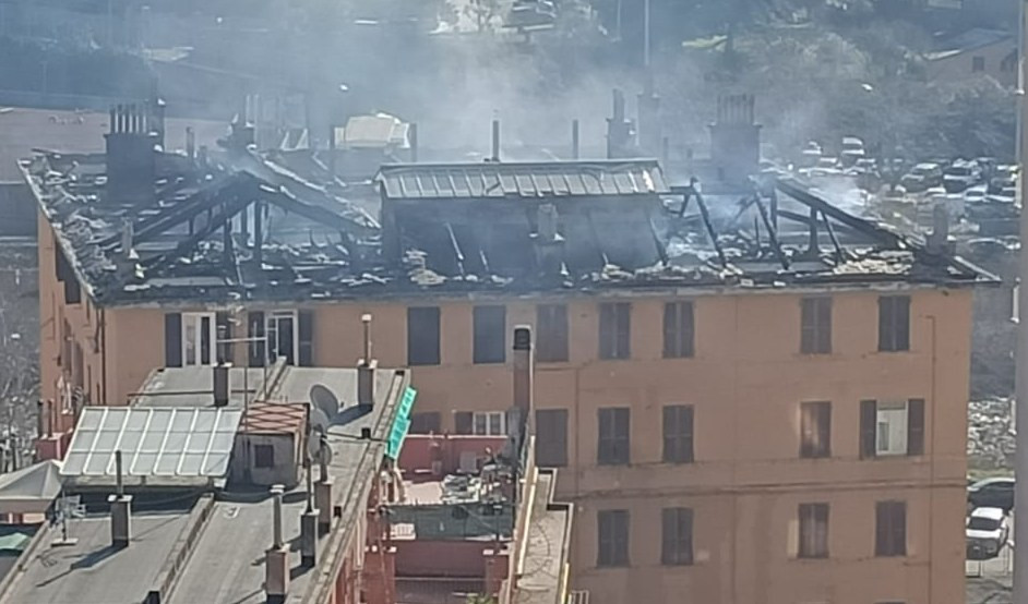 Genova, un anno fa l'incendio di via Piacenza: furono 96 gli sfollati