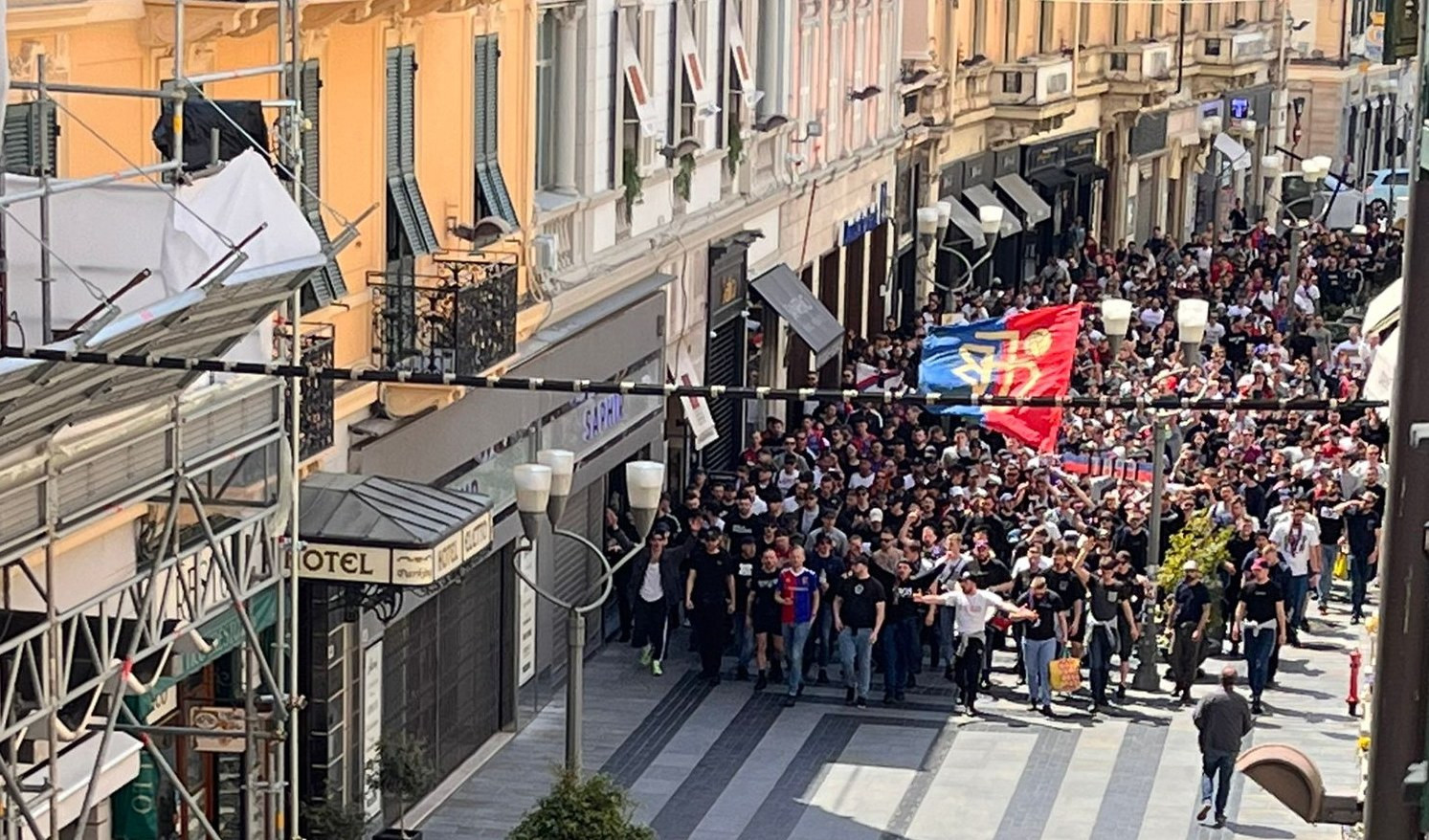Sanremo invasa dai tifosi del Basilea: questa sera il match col Nizza