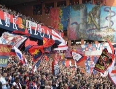 tifosi genoani allo stadio