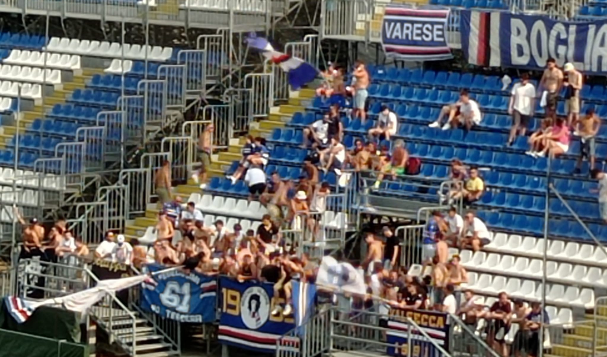 Brescia-Sampdoria, molti tifosi blucerchiati sugli spalti