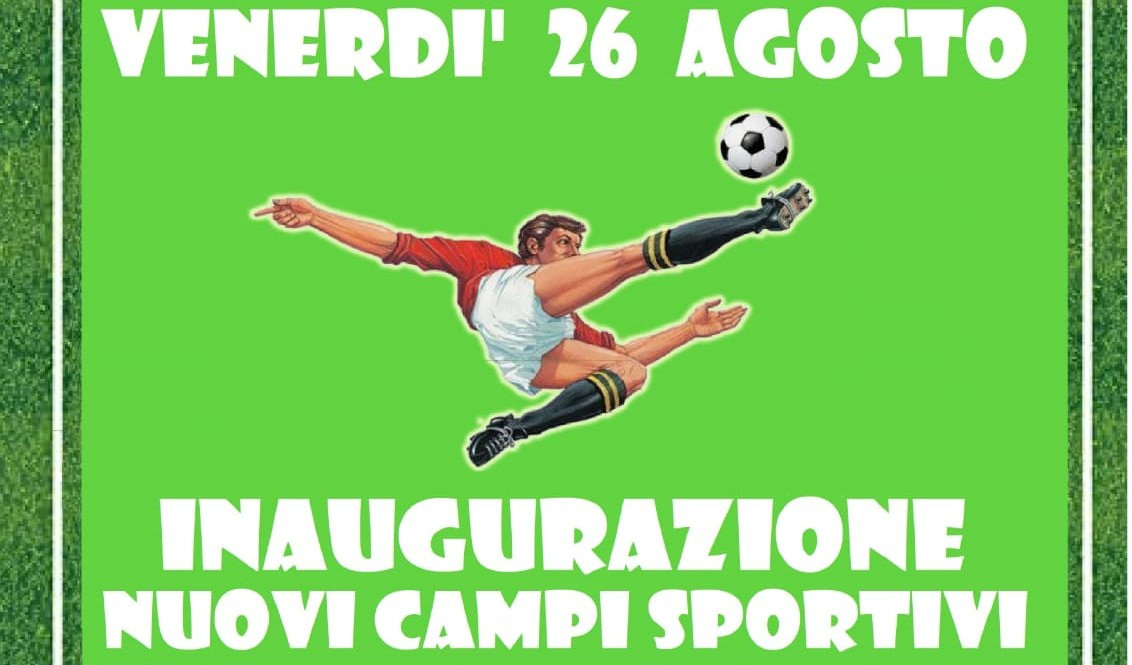 Tiglieto, nuovo complesso sportivo inaugurato dagli 