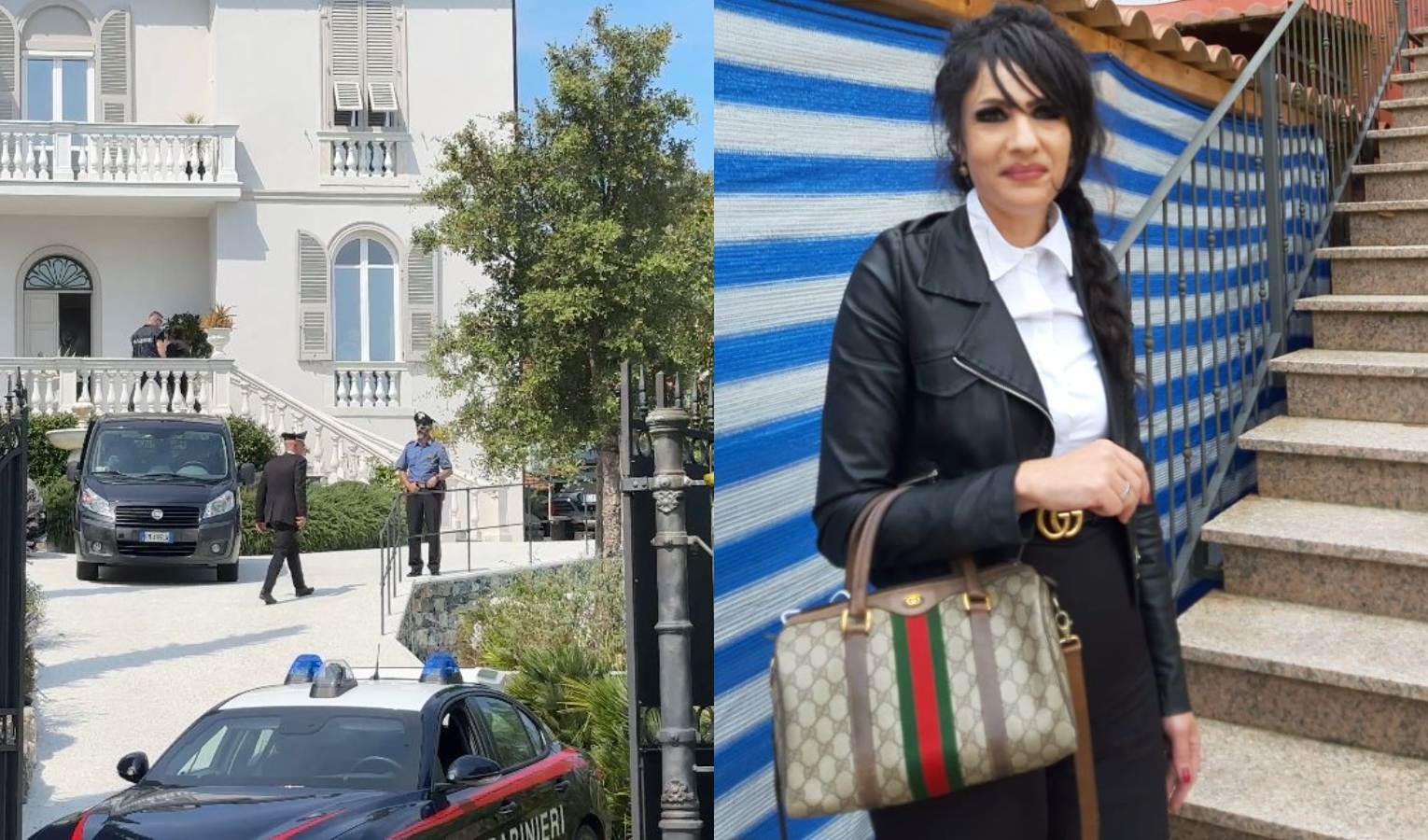 la villa del delitto e la vittima Tiziana Vinci