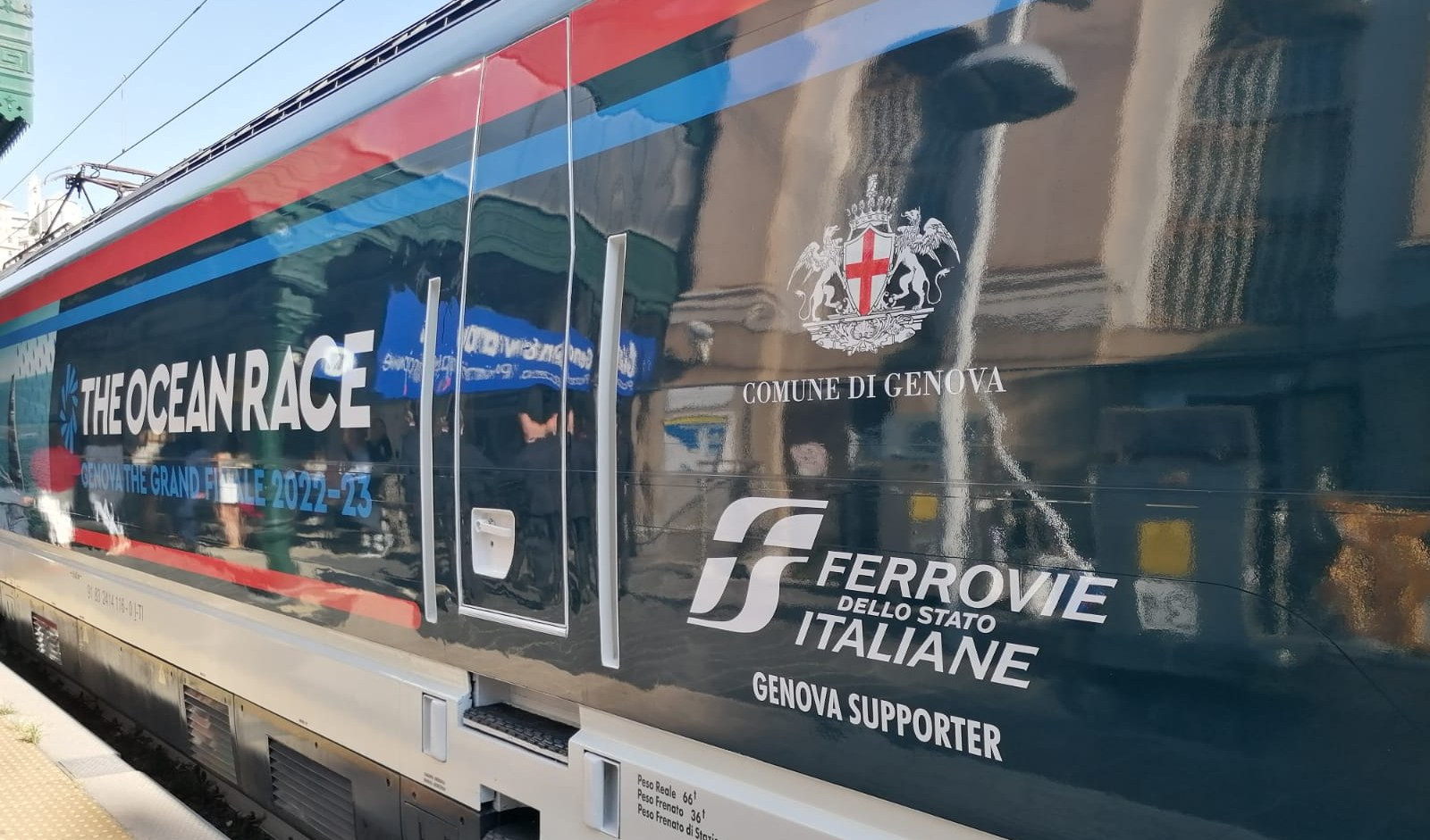 Ocean Race, viaggia tra Liguria e Puglia il treno dedicato al Grand Finale