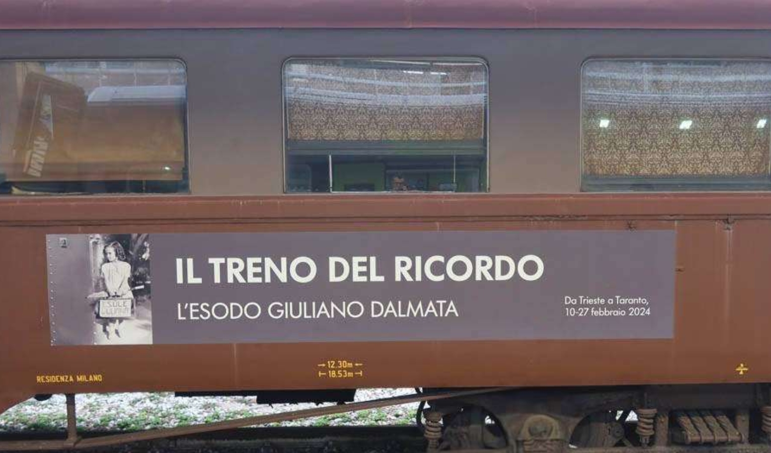 Foibe, il treno del ricordo fa tappa a Genova: visite gratuite a bordo