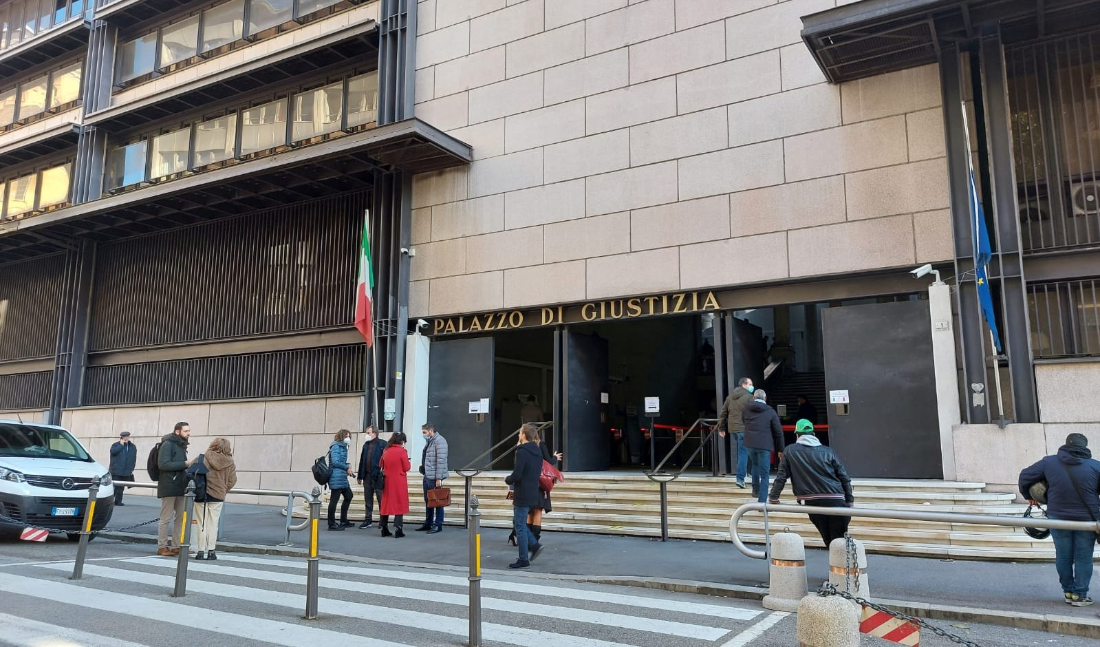 Un edificio beige