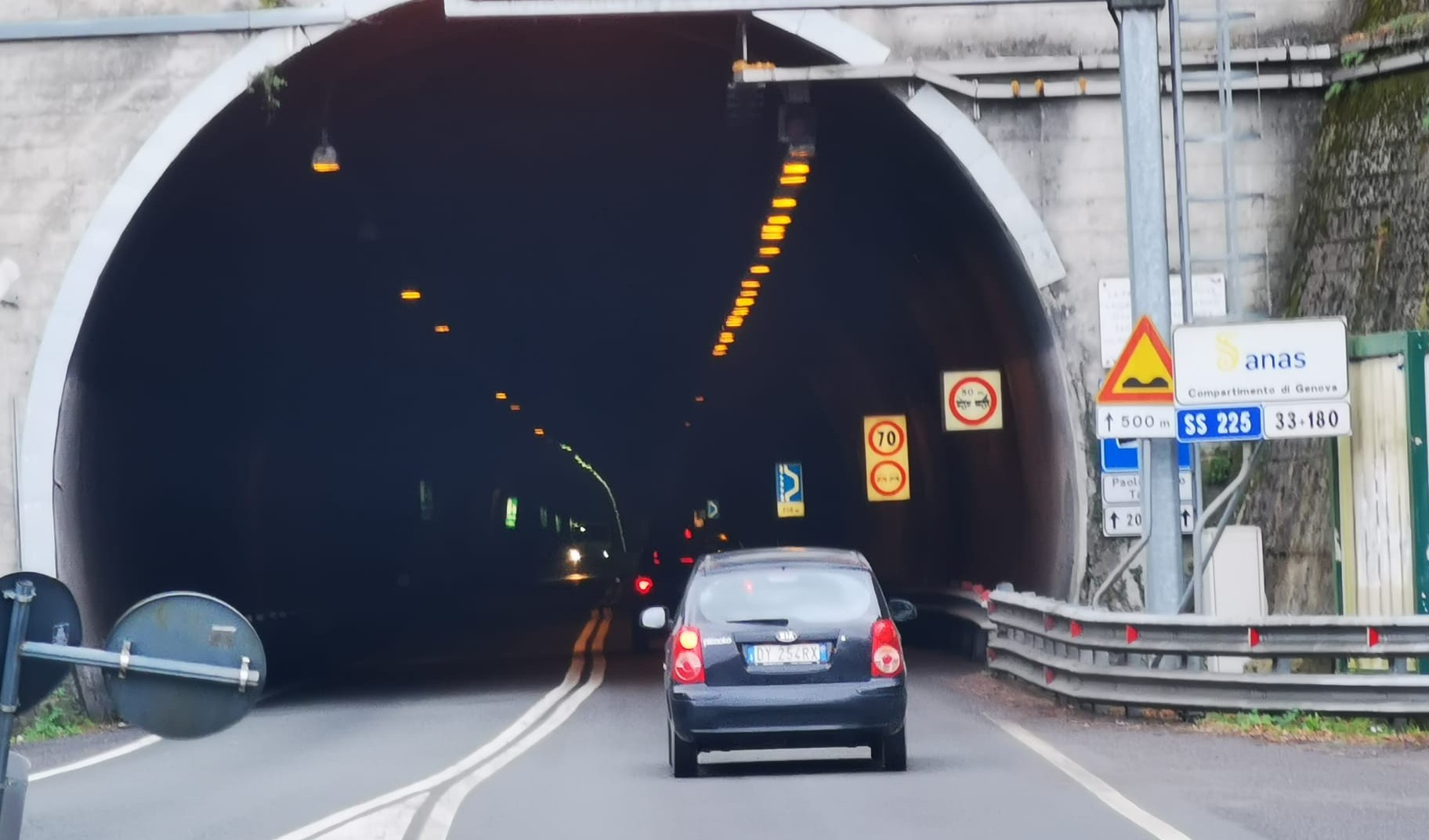 Tunnel Bargagli, confermata chiusura da lunedì 21 febbraio