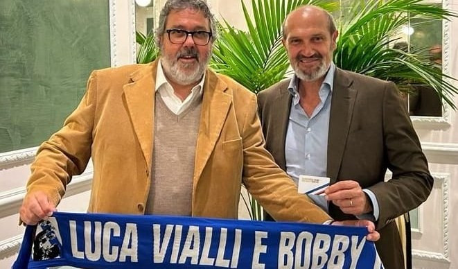 A Lanna la tessera del Sampdoria Club Luca Vialli e Bobby Gol