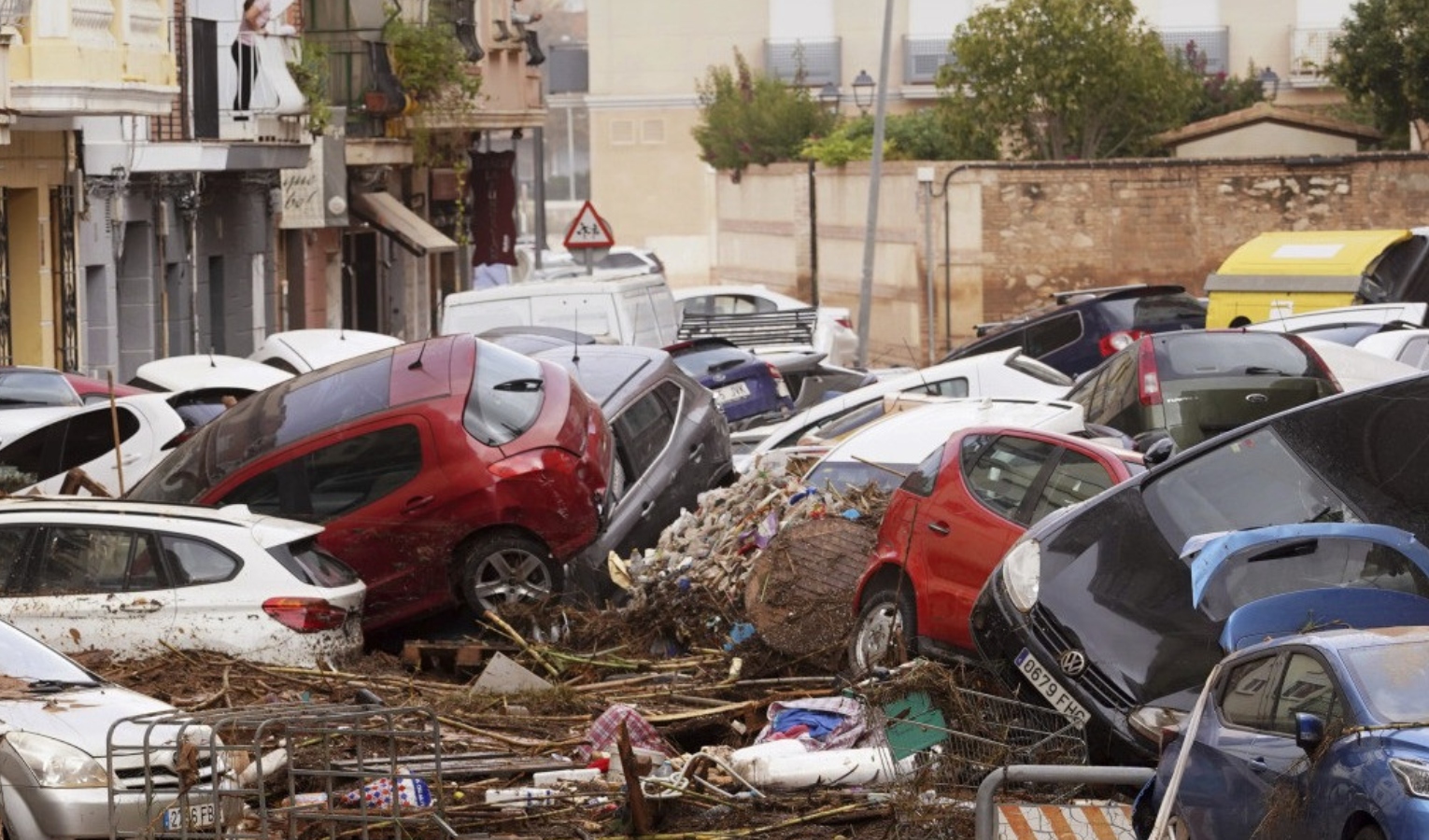 Valencia, caduta tanta acqua quanto a Rossiglione nel 2021