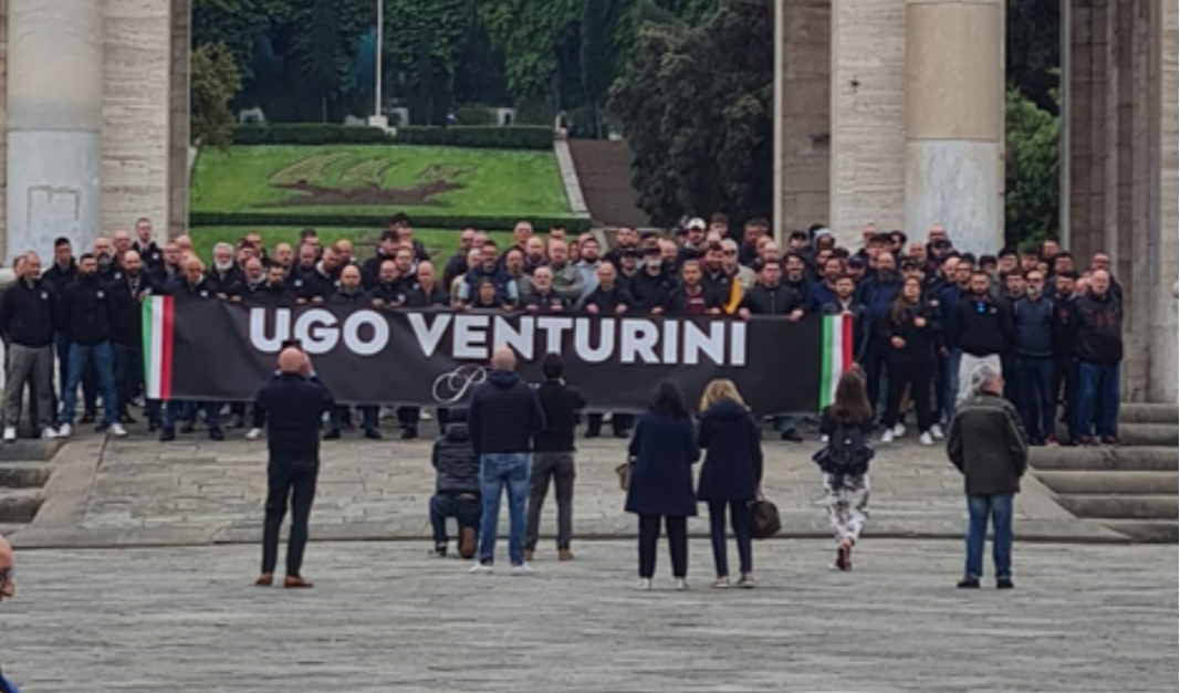 Celebrazione uccisione del missino Venturini, camerati senza saluto romano