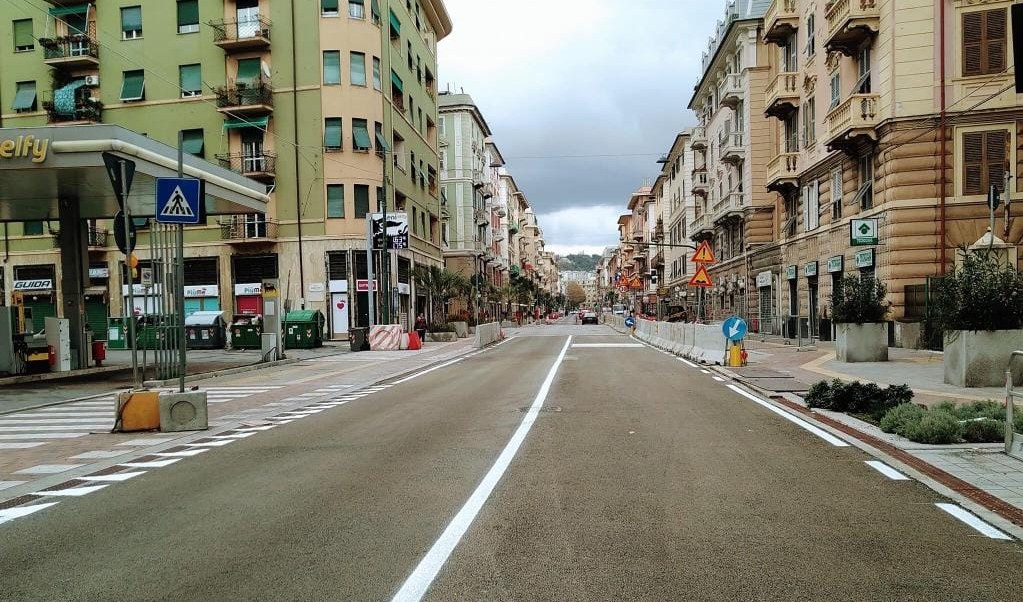 Genova, lavori verso la fine: chiude via Cornigliano