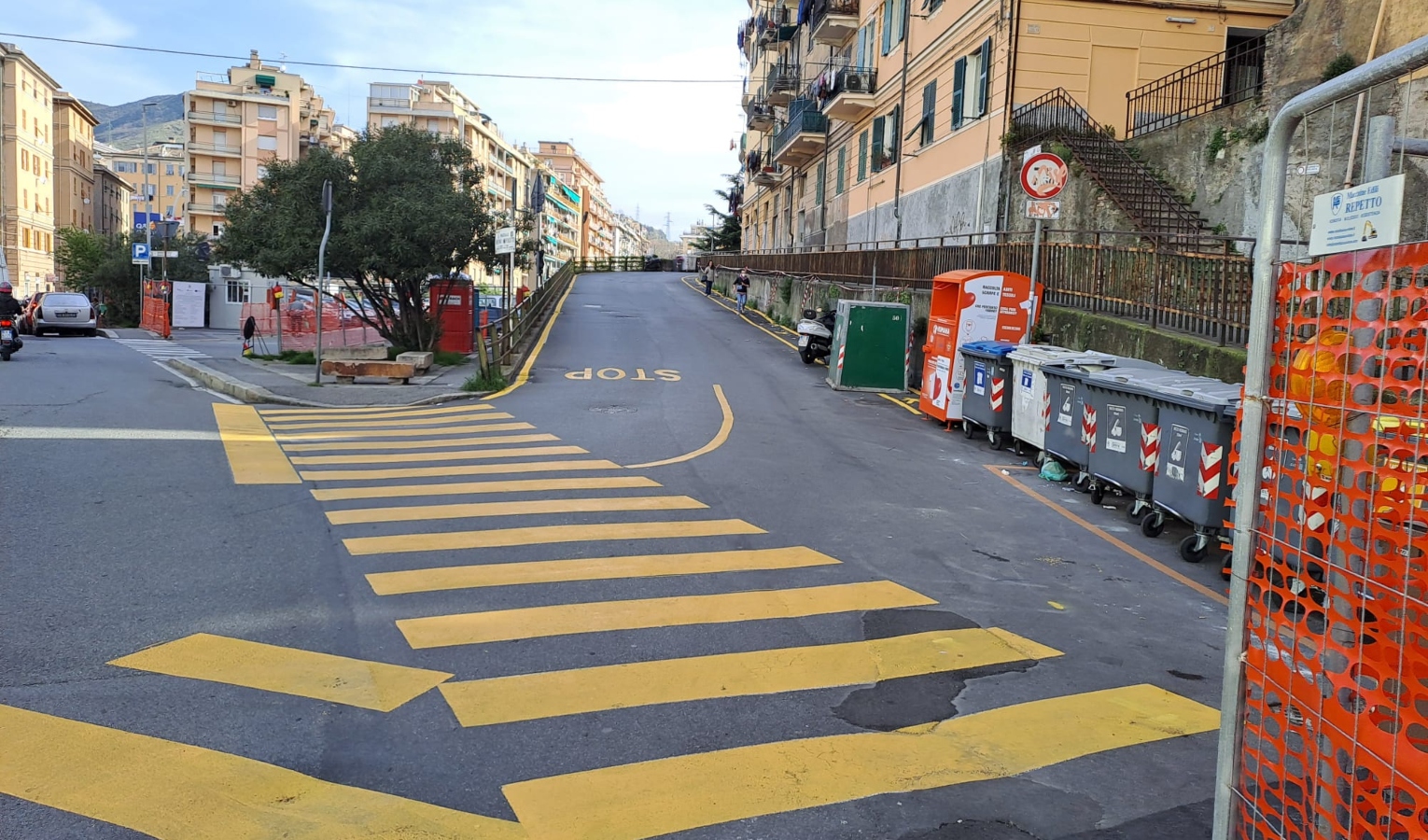 Genova, al via lavori tra via Borzoli e via Giotto