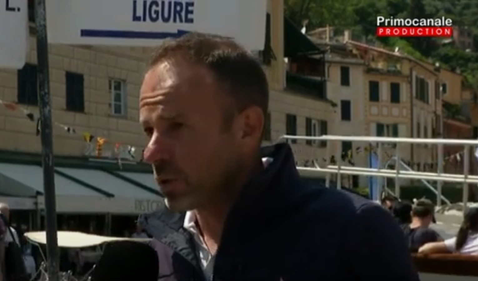 Il sindaco di Portofinino Mattia Viacava Viacava sindato di Portofino