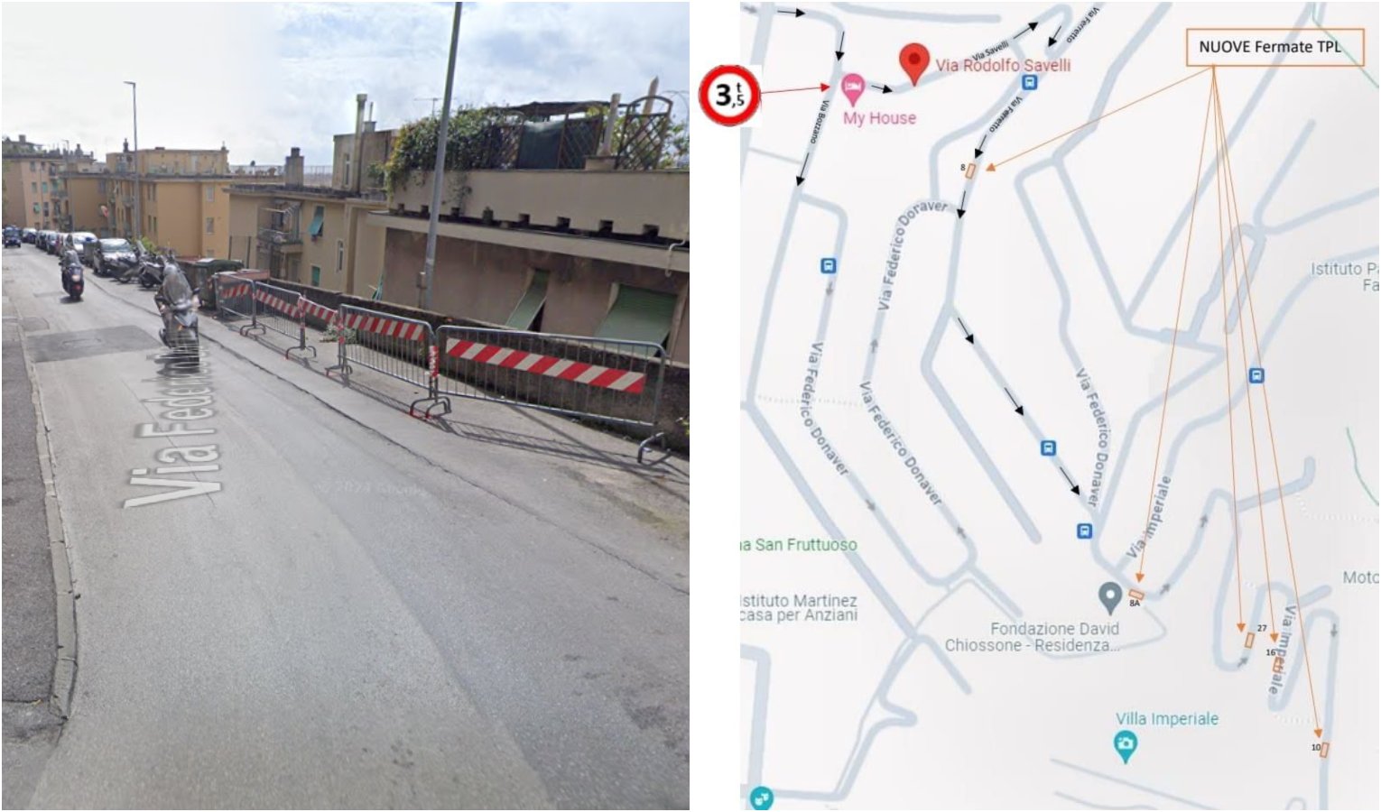 Genova, dal 4 novembre al via i lavori di indagine geognostica in via Donaver