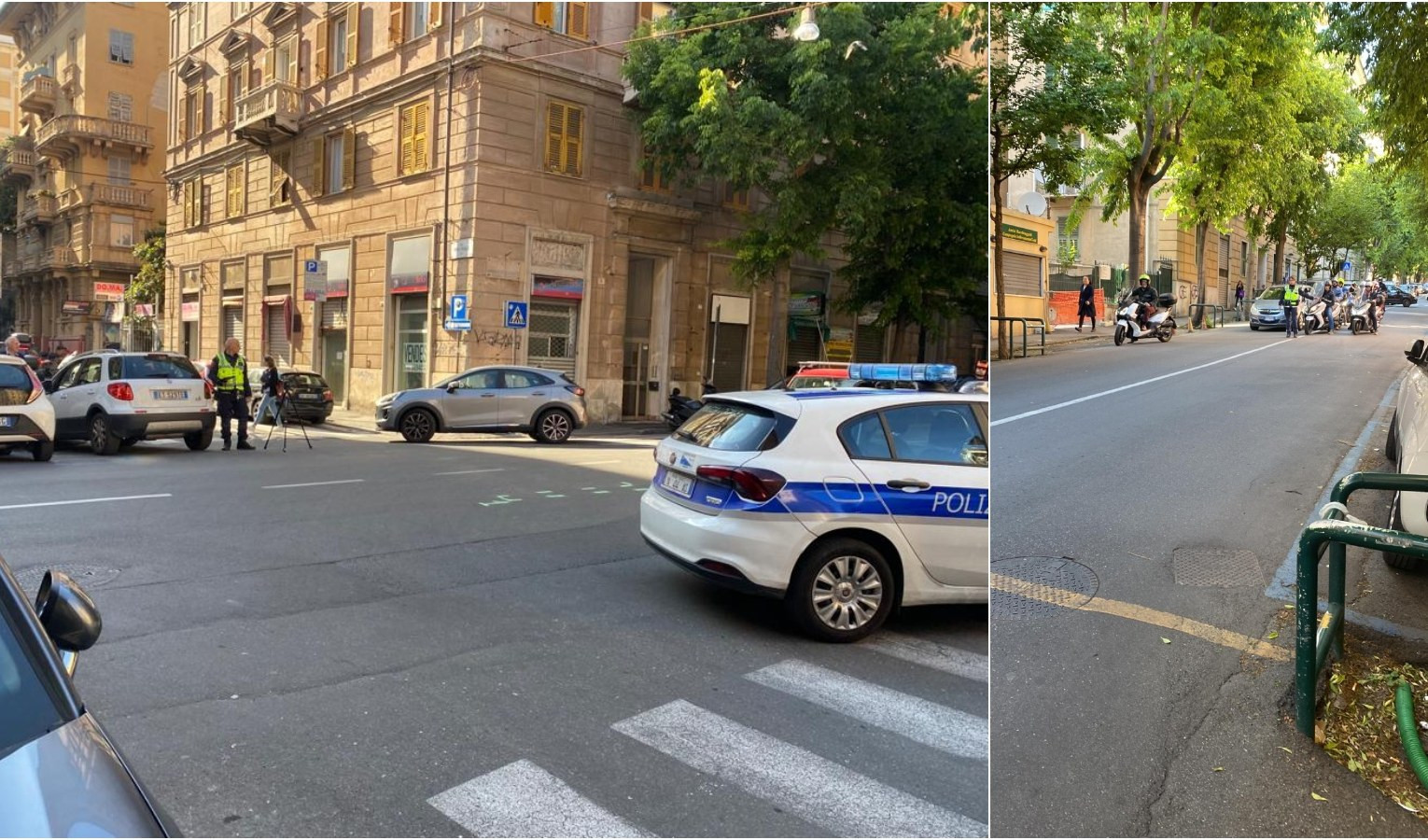 Genova, si scontra in scooter contro auto: 60enne in codice rosso