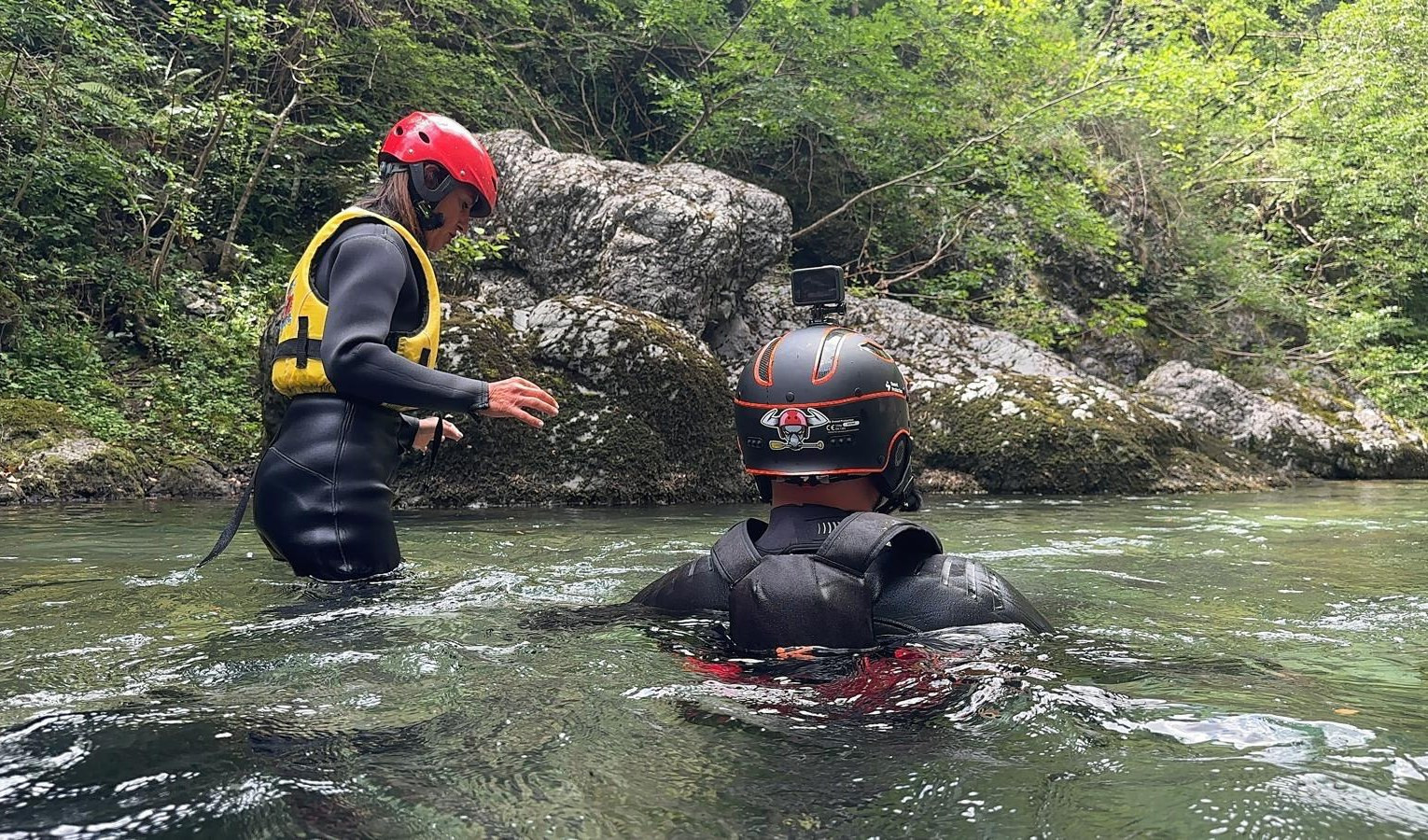 Body rafting in val Graveglia