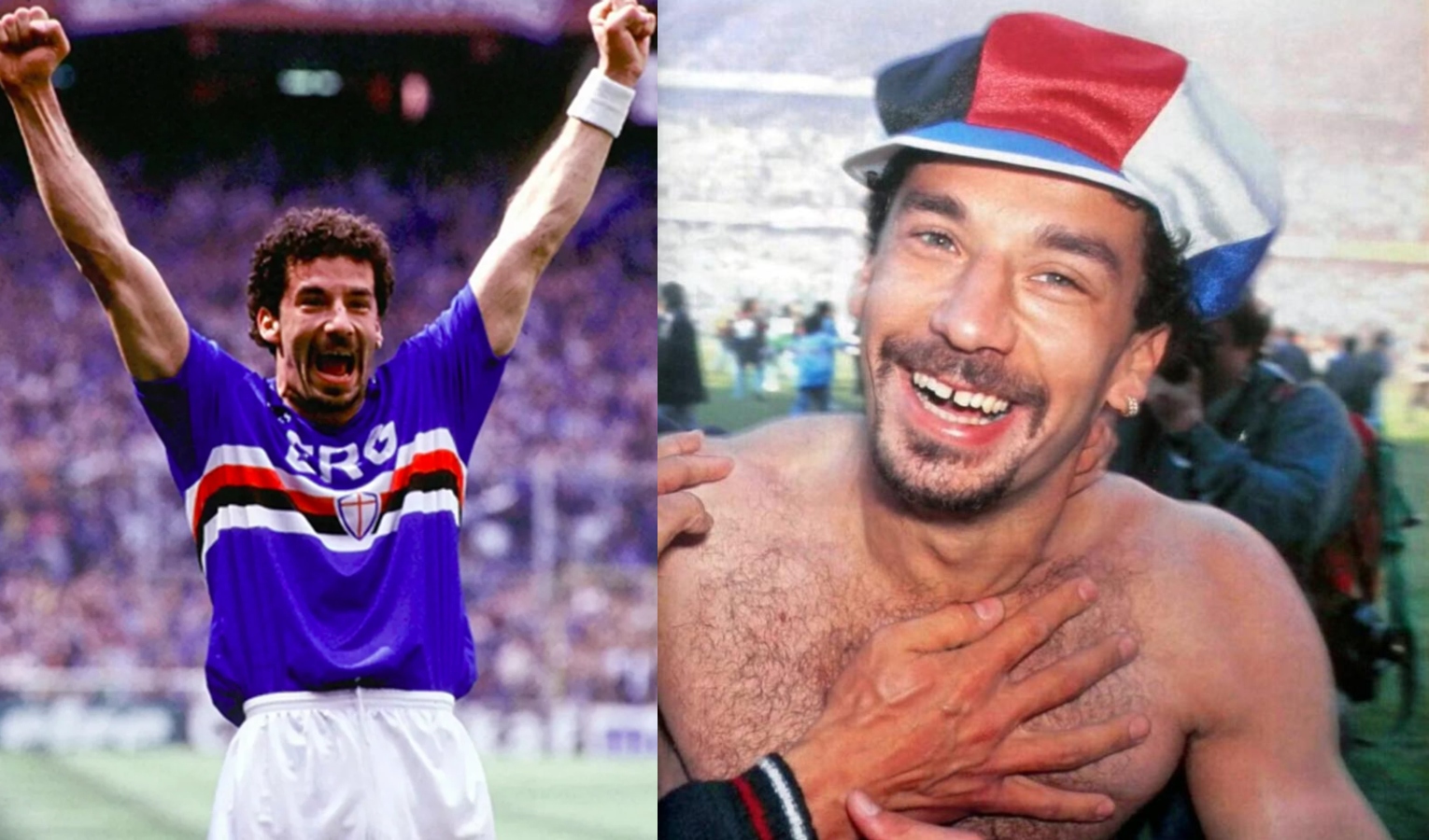 La Sampdoria ricorda Vialli: 