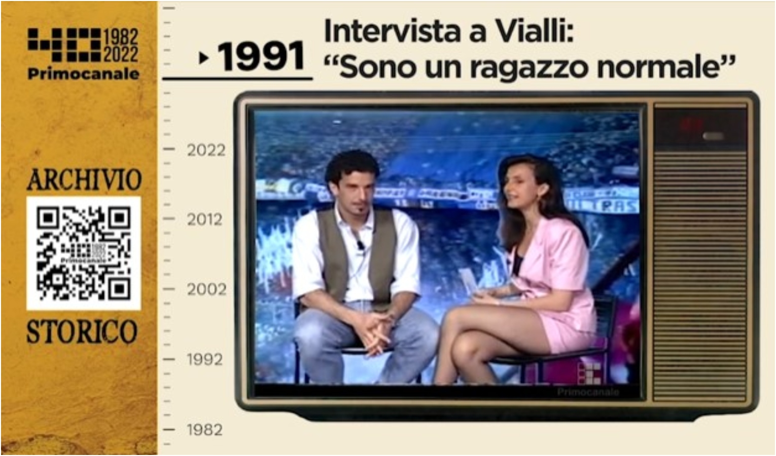 Dall'archivio storico di Primocanale, 1991. Vialli: 