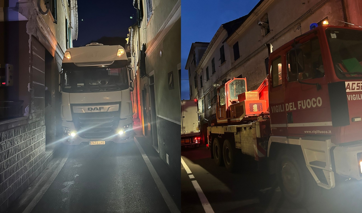 Autostrada chiusa, tir incastrati a Stella bloccano uscita ambulanze