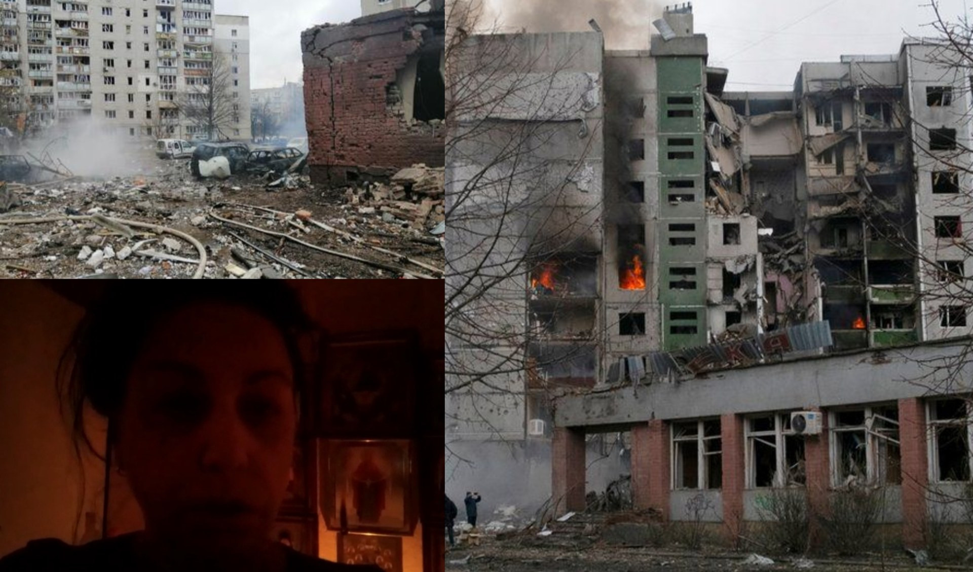 L'appello disperato dell'ucraina Viktorya sotto le bombe di Chernihiv: 
