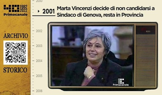 Dall'archivio storico di Primocanale, 2001: Marta Vincenzi non si candida